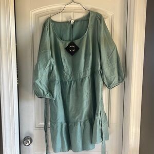 Ava & Viv Green Dress